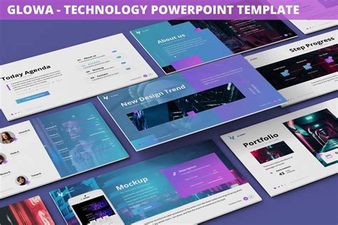 Glowa Technology Powerpoint Template Presentation Template 74525