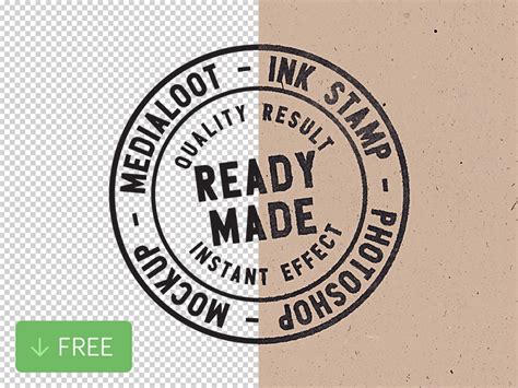 Download Free Ink Stamp Photoshop Mockup by Diego Sanchez for ...