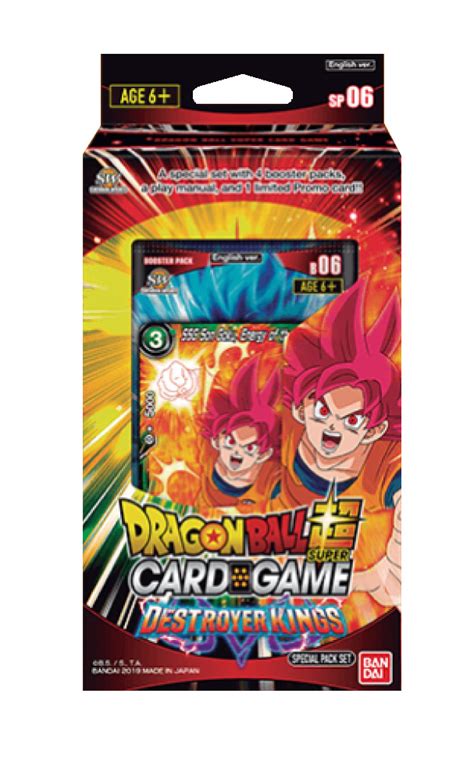Tv · завершенные / 131 эп. Dragon Ball Super TCG: Destroyer Kings - Special Pack | at ...