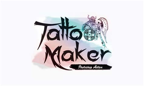 Photoshop Action Of The Day Tattoo Maker Tool Tattoo Maker