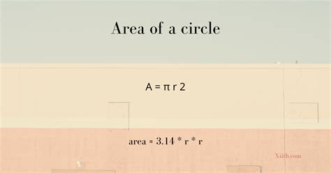 C Program To Find The Area Of Circle Using Constructor