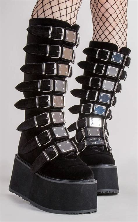 Platform Shoes Goth Shoes Grunge Shoes Goth Boots
