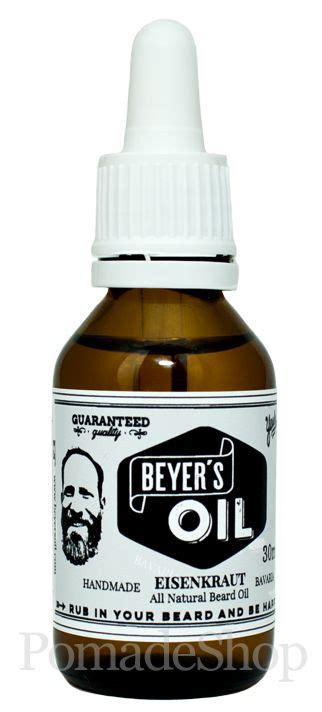 Beyers Oil Bartöl Eisenkraut Bart öl Bergamotte öl Bartöl