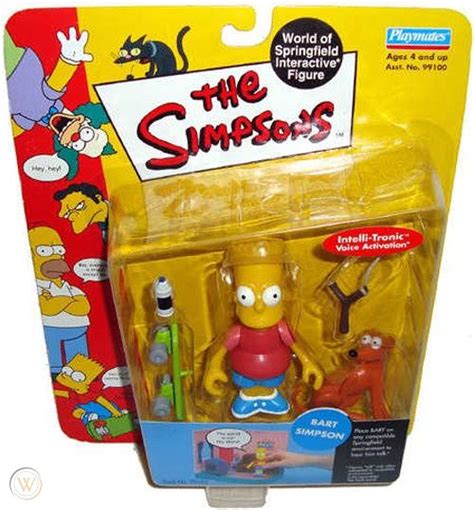 Simpsons Bart Simpson Action Figure Wos Moc Series 1 Rare World Of Springfield 1761919616