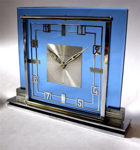 Art Deco Garrard Lecoultre Mantle Clock Because You Dont Do New