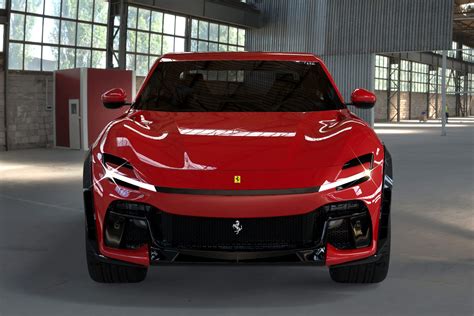 Ferrari Purosangue Carbon Fiber Aero Kit Wide Body Fenders Extensions