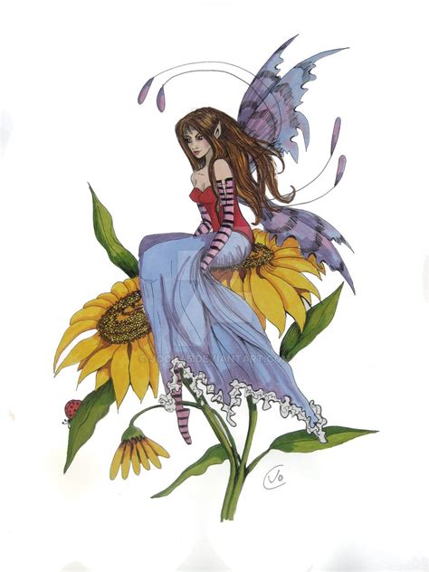 Sunflower Fairy By Jocie45 On Deviantart