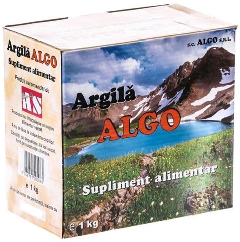 Argila Pulbere 1 Kg Algo Farmacia Morpheus