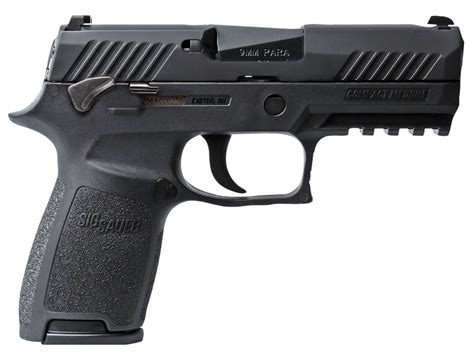 Sig Sauer 320c9bssms P320 Compact 9mm Luger 390 151 Black Polymer