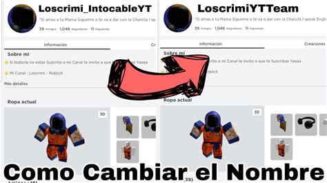 Añade tus nombres, comparte con amigos. Como Cambiar tu Nombre de Roblox 2020 ¿Cambialo, Ya Se ...