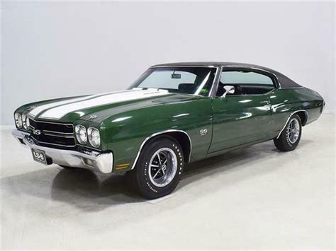 1970 Chevrolet Chevelle 11679 Miles Forest Green Hardtop 454 Cubic Inch