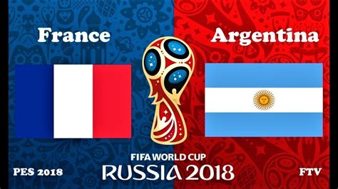 France Vs Argentina 2018 Fifa World Cup Pes 2018 Gameplay Hd Youtube