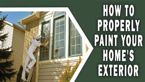 Properly Paint Your Homes Exterior Explained In 13 Steps