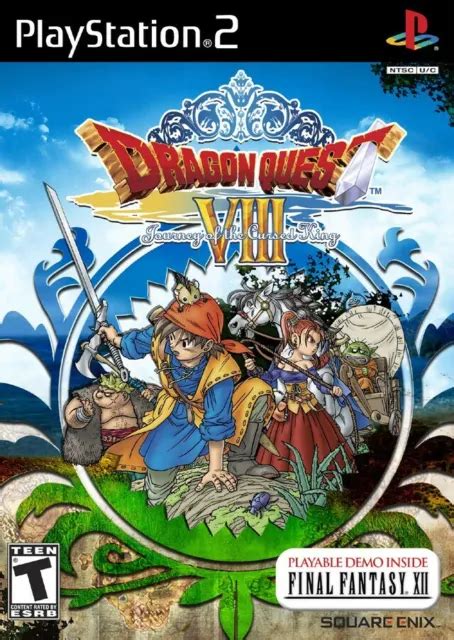 Dragon Quest Viii Journey Of The Cursed King Playstation 2 Game Complete 3097 Picclick
