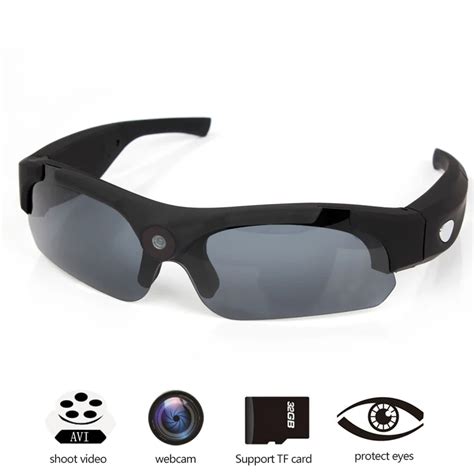 Hd 1080p Sunglasses Camera Glasses Camera Wide Angle Lens Outdoor Sport