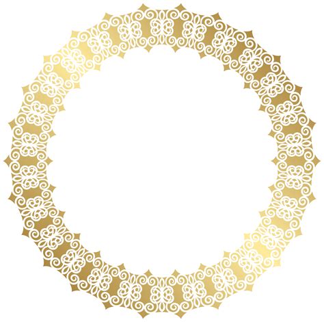 Clip Art Image Files Materials Sublimation Gold Circl