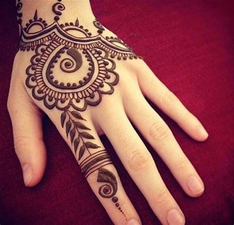 30 Simple Henna Designs For Beginners 003