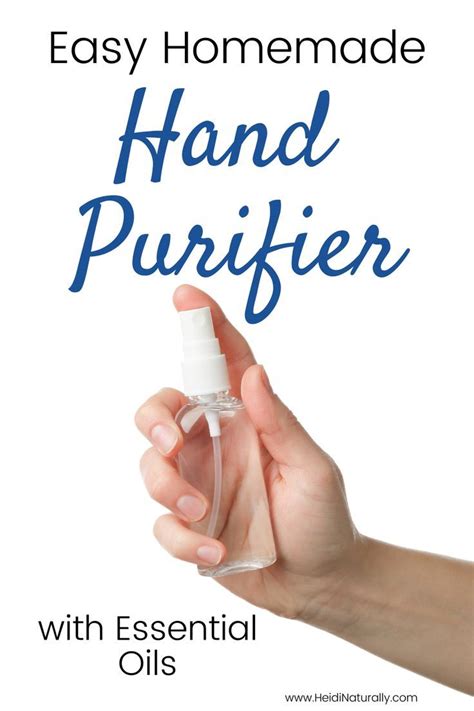Easy Homemade Hand Purifier Essential Oils For Skin Essential Oils