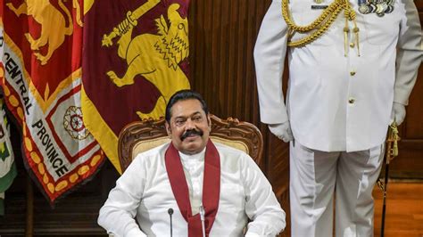 Mahinda Rajapaksa Takes Oath As The Prime Minister Of Sri Lanka Dh