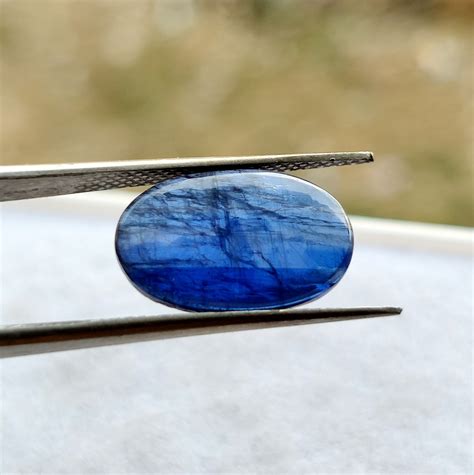 Blue Kyanite Gemstone 4ct High Quality Natural Blue Kyanite Etsy