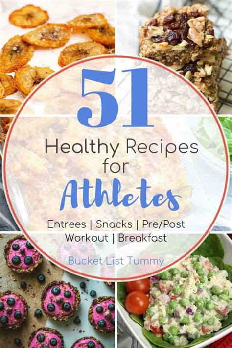 51 Healthy Meals For Athletes Bucket List Tummy