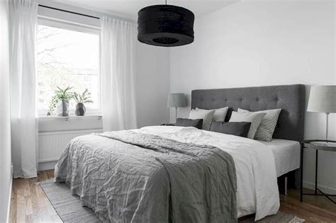 Scandinavian style lighting is known for its minimal design and neutral colors like white, black, gray, and muted blue. Six Characters of Scandinavian Bedroom | Scandinavian ...