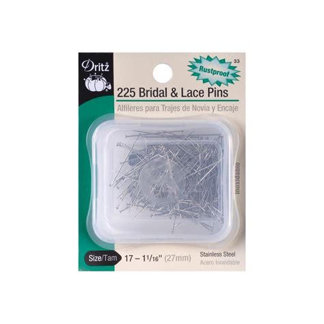 Buy The Pins Stainless Steel 225pk Bridal And Lace 27mm Online At