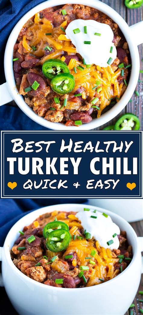 Cook the gravy, stirring constantly about 8 minutes or until slightly thickened. Instant Pot Turkey Chili | Recipe | Ground turkey recipes, Turkey chili, Ground turkey chili