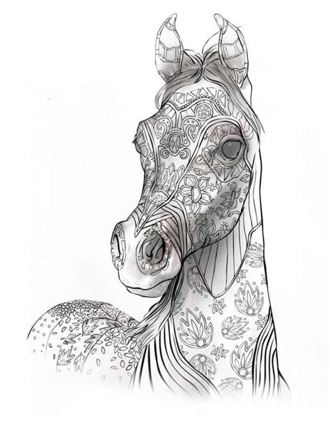 Very Hard Horse Coloring Pages Horse Coloring Pages Horse Coloring