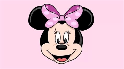 Minnie Mouse Face Outline Clipart Best