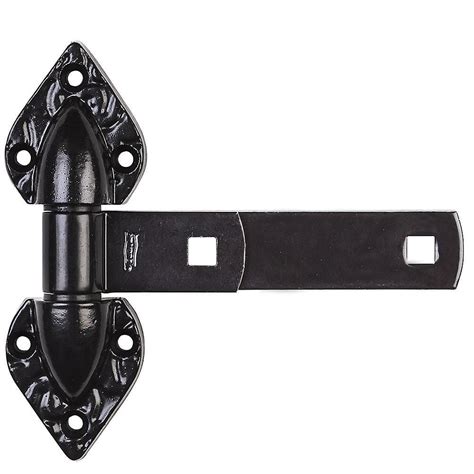 Spear T Hinges   Heavy Duty Steel   Black   6 to 12 Inches  