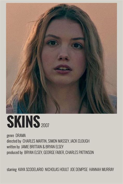 Skins Poster Skin Aesthetics Cassie Skins Skins Uk