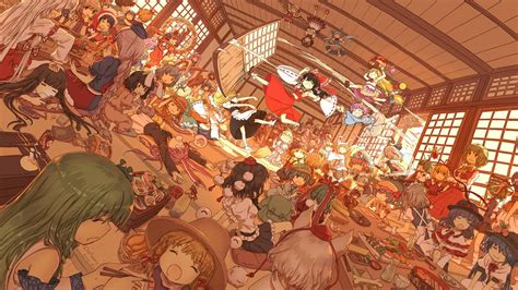 2560x1440 Resolution Anime Characters Illustration Touhou Kochiya