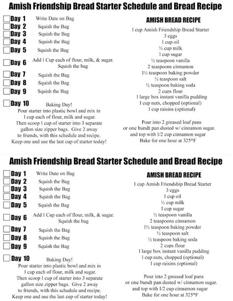 Start a starter recipe of amish friendship bread make it for your best friend sister! Amish Friendship Bread Starter and Recipe!