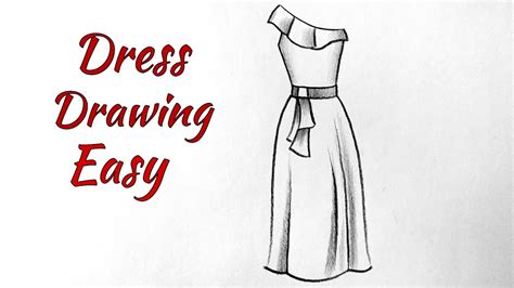 How To Draw A Beautiful Dress For Beginners Drawing Tutorial My Xxx Hot Girl