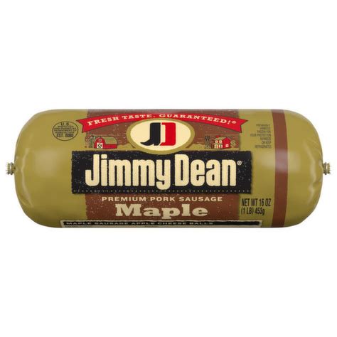 Jimmy Dean Jimmy Dean® Premium Pork Maple Breakfast Sausage Roll 16 Oz Fresh By Brookshire S