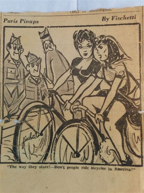 Paris Pinups Cartoon From Stars And Stripes 1945 By John Fischetti Grandpa Said The G I S Who