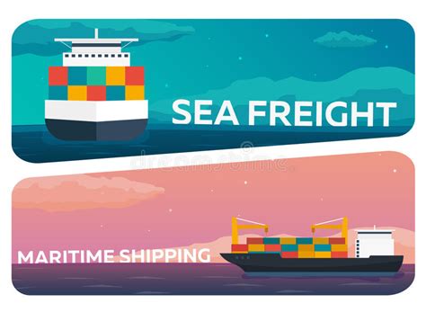 Sea Transportation Logistic Sea Freight Maritime Shipping Merchant