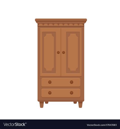 Cabinet Cartoon Images Classic Wooden Cabinet Cartoon Royalty Free