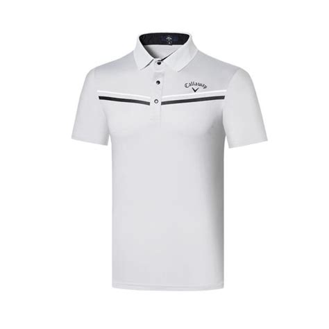 Callaway T Shirt Pga Tour Mens Golf Solid Cotton Short Sleeve Polo