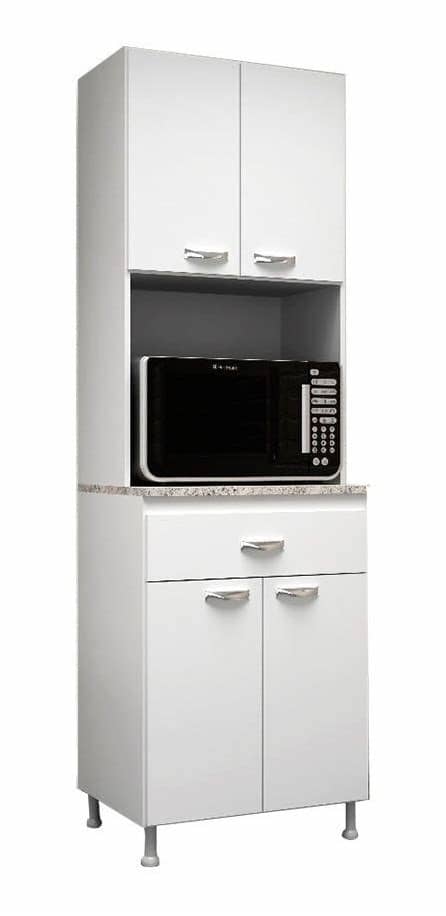Cocina con ranura entallada en el propio mueble. Kit Mueble Cocina 4 Puertas 1 Cajón Blanco - $ 1.890,00 en ...
