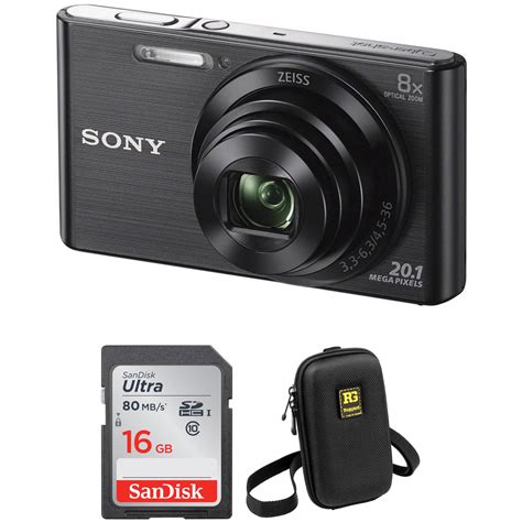Sony Dsc W830 Digital Camera With Accessories Kit Black Bandh