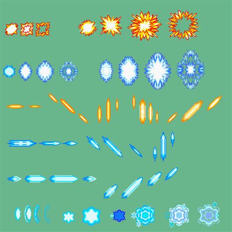 Dbz Effects Sprites Dbz Sprite Pack Download