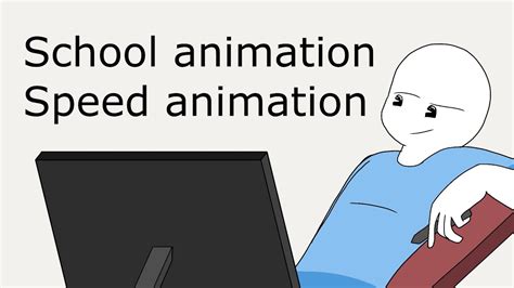School Animationspeed Animation Youtube