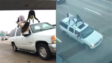 Video Captures Two Women Twerking On Top Of A Moving Vehicle