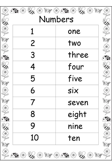 Have your students practice writing their name the fun way. Number Words Worksheets | Activity Shelter