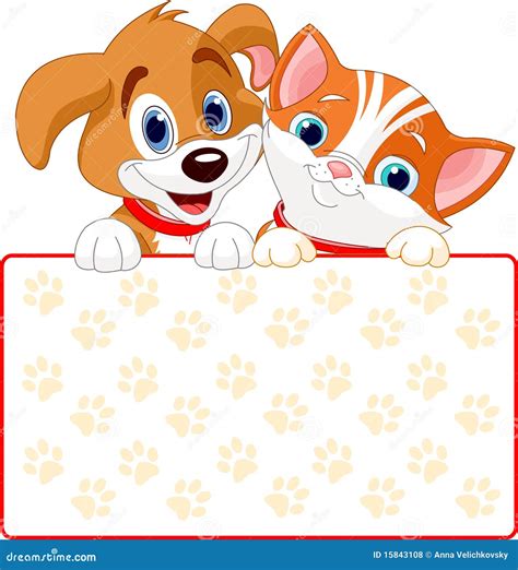 Cat And Dog Sign Royalty Free Stock Photos Image 15843108