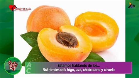 Nutrición Frutas Higo Uva Chabacano Y Ciruela Youtube