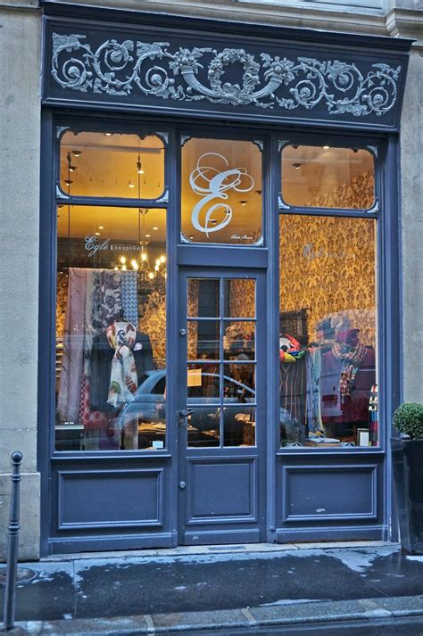 Vignette Design Window Shopping And Parisian Storefronts Storefront