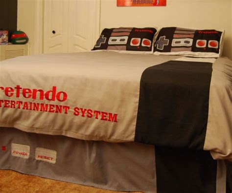 Retro Nintendo Bed Set Unique Bed Sheets Bedding Sets